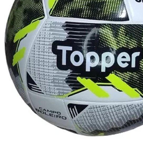 Bola de Futebol de Campo Topper Boleiro Branco/Amarelo
