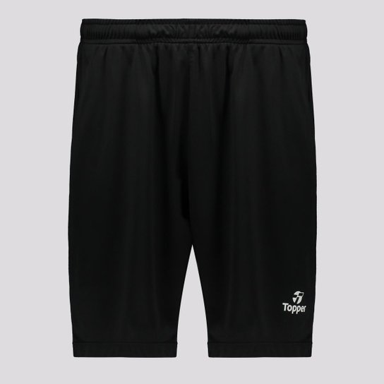 Calção Topper Árbitro Classic Com Bolso Preto