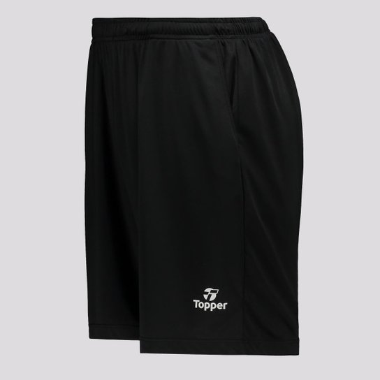 Calção Topper Árbitro Classic Com Bolso Preto