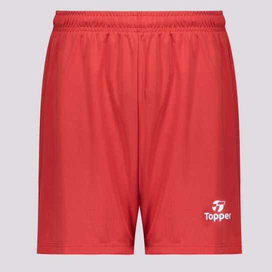 Calção Topper Classic New Juvenil Vermelho