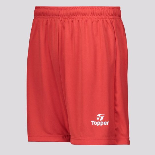 Calção Topper Classic New Juvenil Vermelho