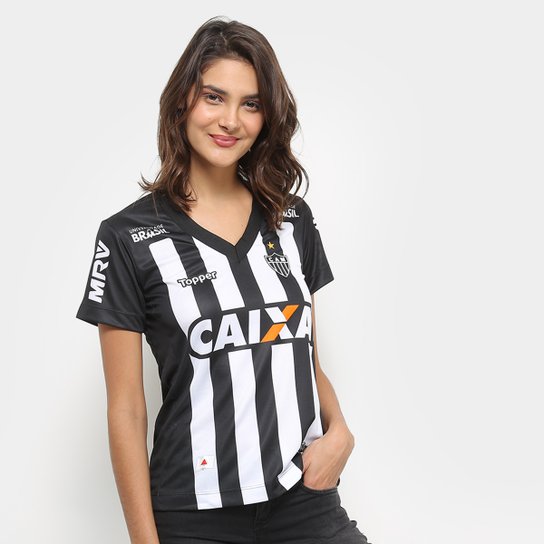 Camisa Atlético-MG I 2018 S/N° Torcedor Topper Feminina