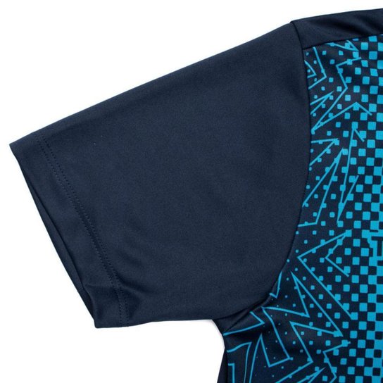 Camisa de Futebol Juvenil Topper Gradiente Estampada Marinho