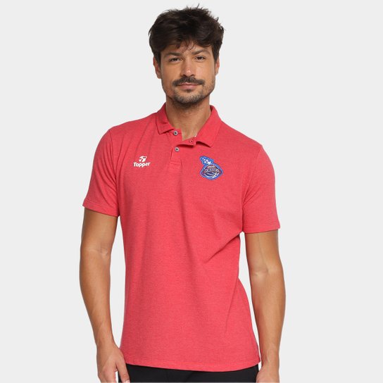 Camisa Polo Topper Franca 23 Manga Curta Masculina