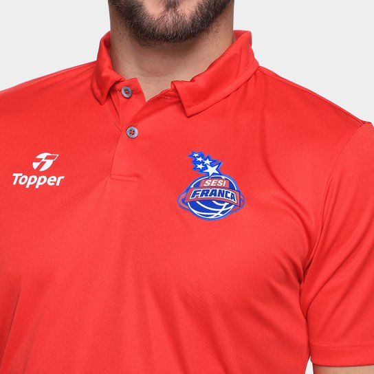 Camisa Polo Topper Franca Passeio Masculina