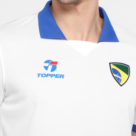 Camisa Seleção Brasil Retrô II Topper Masculina