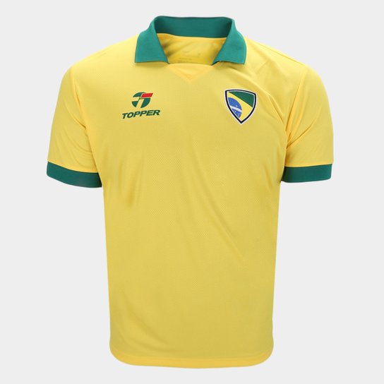 Camisa Seleção Brasil Retrô Topper Masculina
