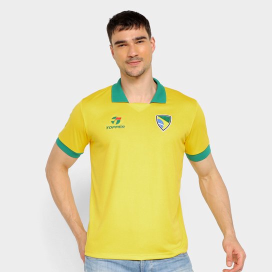 Camisa Seleção Brasil Retrô Topper Masculina