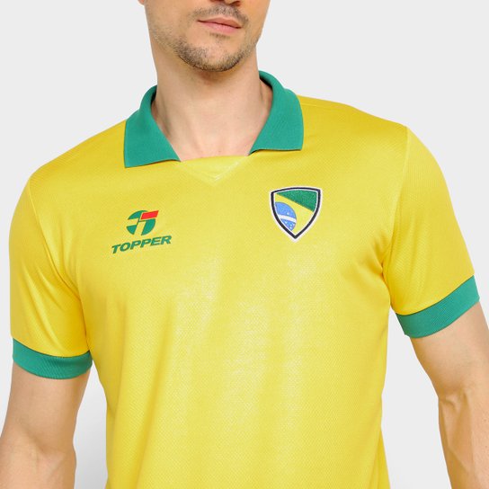 Camisa Seleção Brasil Retrô Topper Masculina
