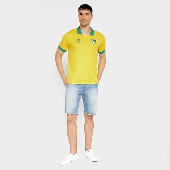 Camisa Seleção Brasil Retrô Topper Masculina