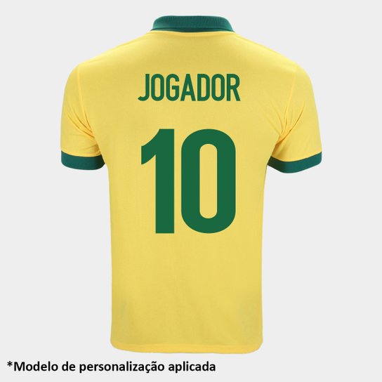 Camisa Seleção Brasil Retrô Topper Masculina