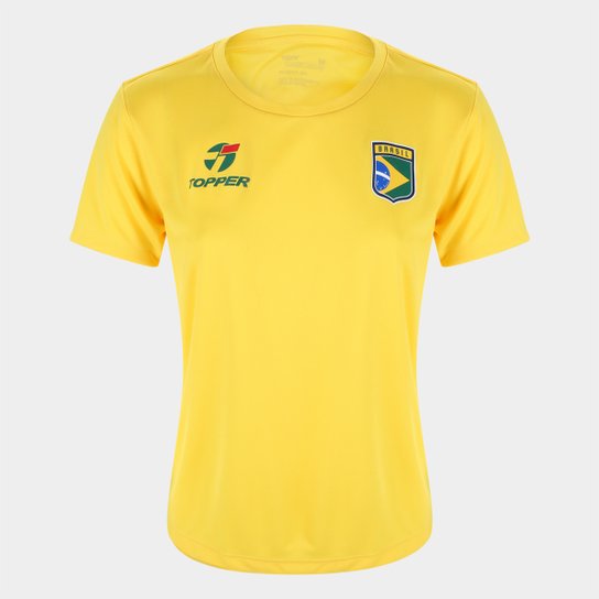 Camisa Topper Seleção Brasil Combate Feminina