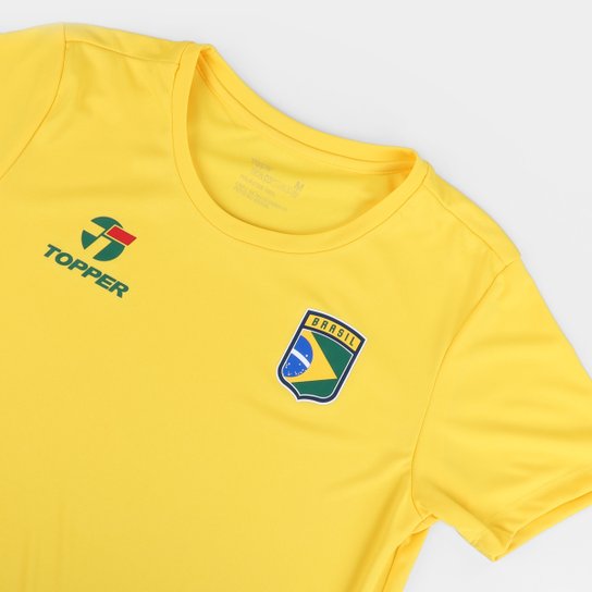 Camisa Topper Seleção Brasil Combate Feminina