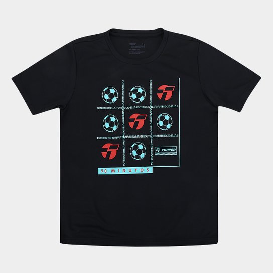 Camiseta Juvenil Topper Game IV Masculina