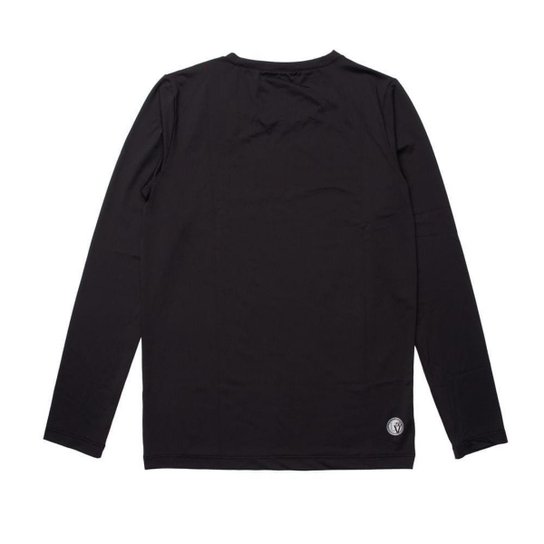 Camiseta Juvenil Topper Térmica Manga Longa Preto