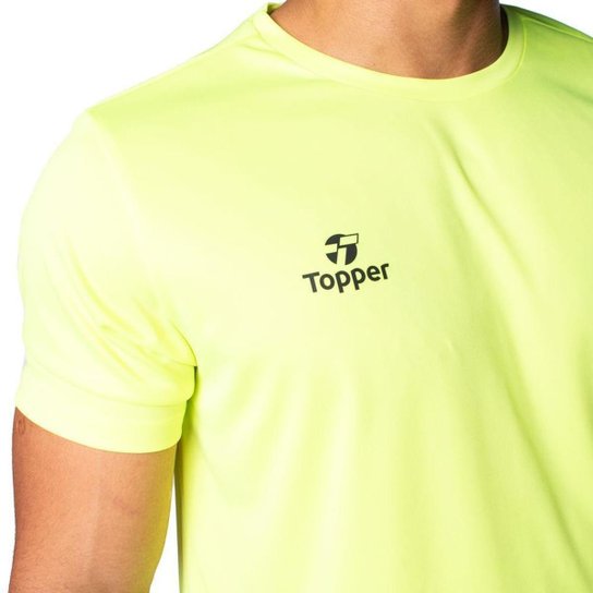 Camiseta Masculina Topper Classic New Verde Neon