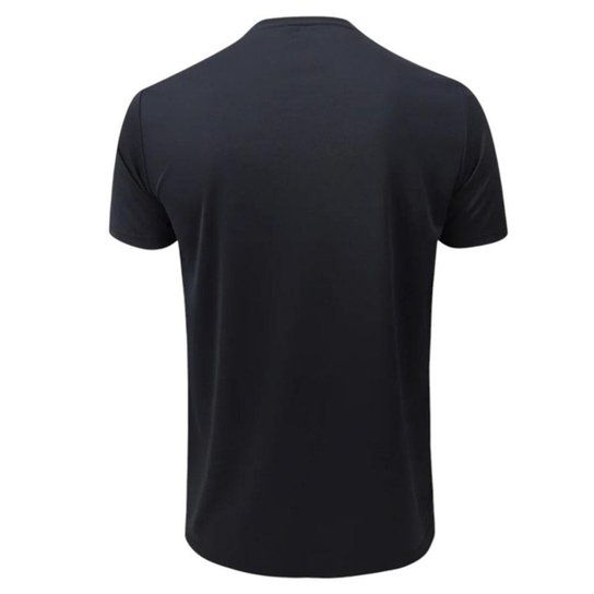 Camiseta Topper Fut Classic Plus Size Masculina - Preto 3G