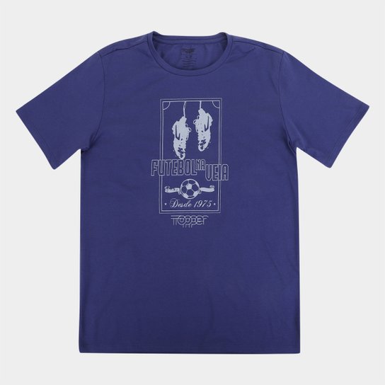 Camiseta Topper Futebol Na Veia Masculina