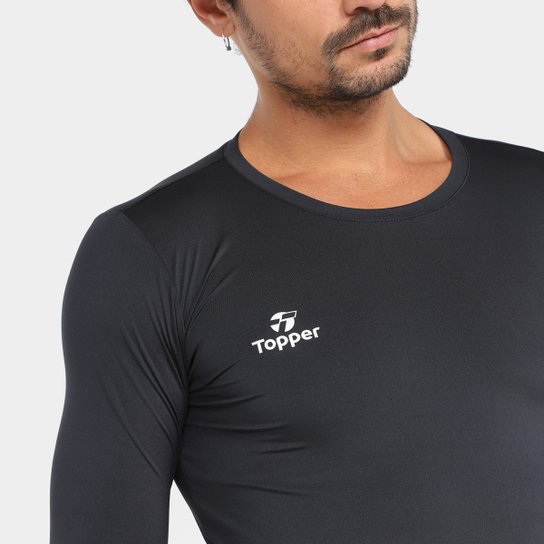 Camiseta Topper Térmica Classic New Manga Longa Masculina