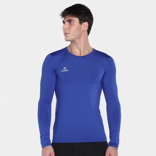 Camiseta Topper Térmica Classic New Manga Longa Masculina