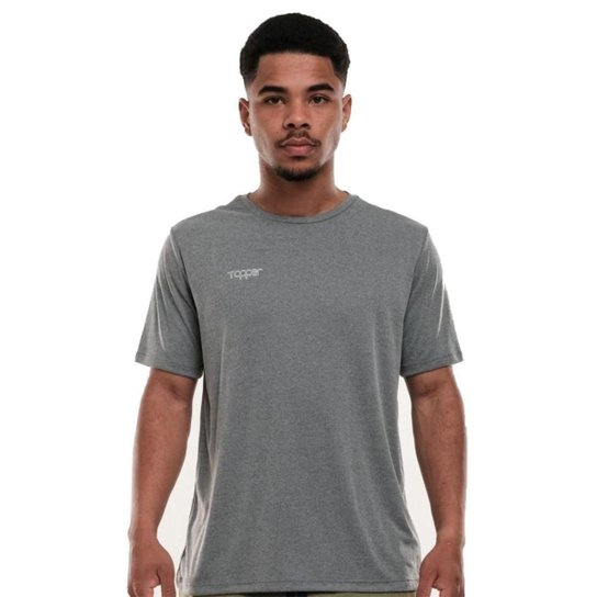 Camiseta Topper Treino Masculina Refletivo