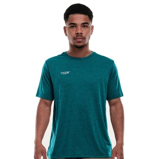 Camiseta Topper Treino Masculina Refletivo