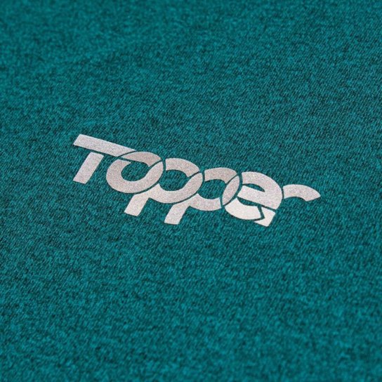 Camiseta Topper Treino Masculina Refletivo