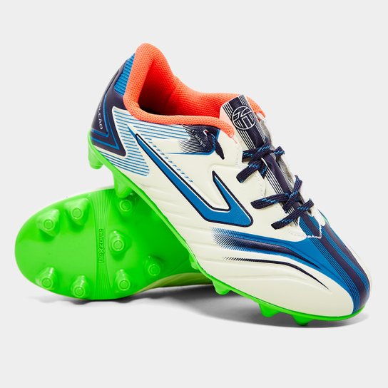 Chuteira Campo Infantil Topper Camaleão