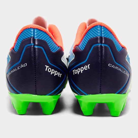 Chuteira Campo Infantil Topper Camaleão