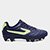 Chuteira Campo Topper Furia II Masculina - Marinho+Verde