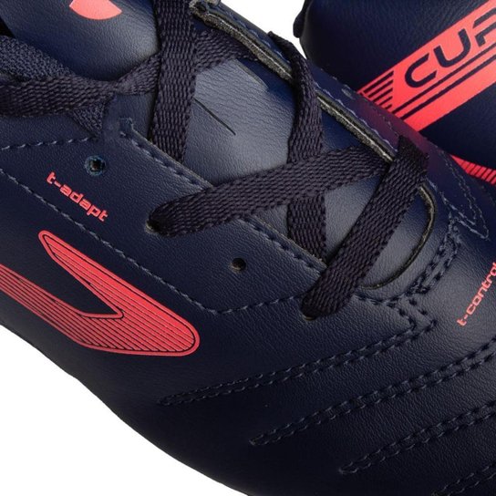 Chuteira de Campo Topper Cup VI Marinho e Pink