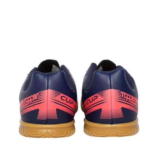 Chuteira de Futsal Topper Cup VI Marinho e Pink