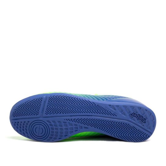 Chuteira de Futsal Topper Forza II Marinho/ verde