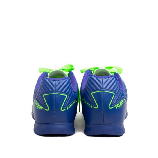 Chuteira de Futsal Topper Forza II Marinho/ verde