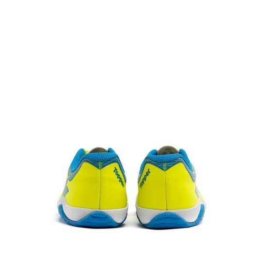 Chuteira Futsal Infantil Topper Recreio VIl Amarelo Neon