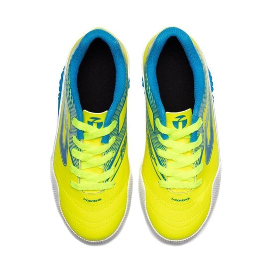 Chuteira Futsal Infantil Topper Recreio VIl Amarelo Neon