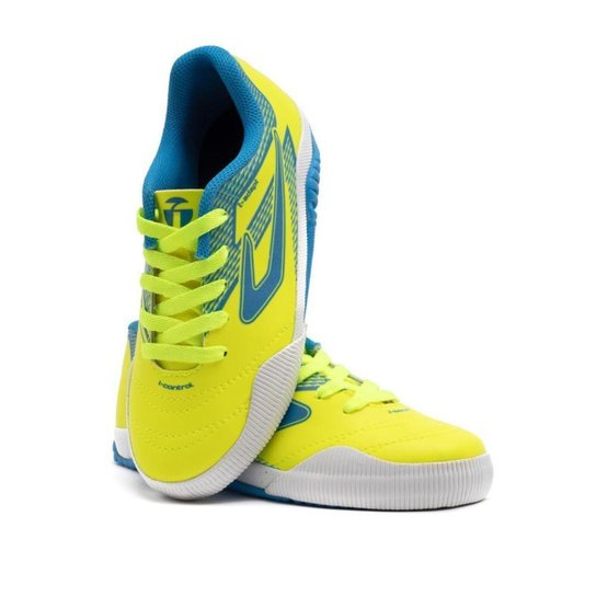 Chuteira Futsal Infantil Topper Recreio VIl Amarelo Neon