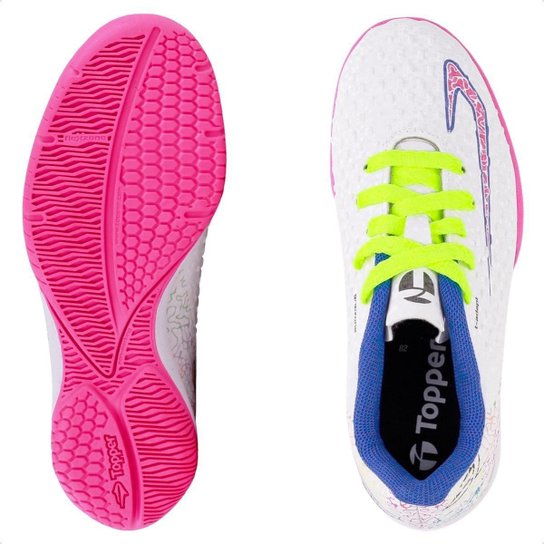 Chuteira Futsal Topper Blast II Unissex Branco