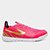 Chuteira Futsal Topper Dominator Fuse II Keeper Unissex - Rosa+Preto
