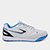 Chuteira Futsal Topper Dominator Pro VI Masculina - Branco+Azul