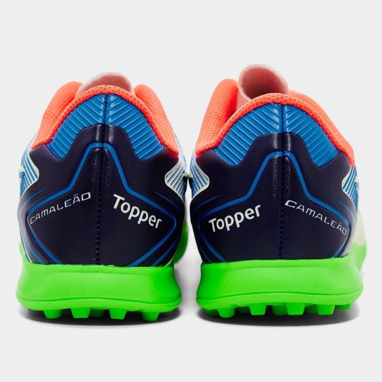 Chuteira Society Infantil Topper Camaleão