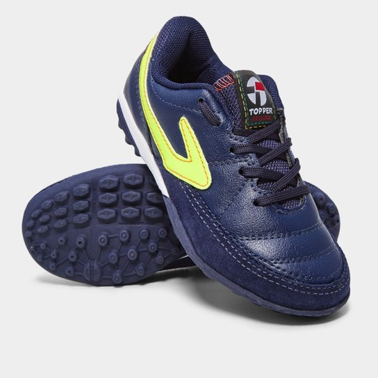 Chuteira Society Infantil Topper Titanium