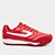Chuteira Society Topper Maestro Club VI Masculina - Vermelho+Branco