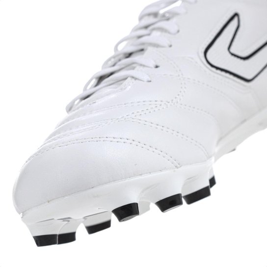 Chuteira Topper Campo Maestro Club V Branco e Preto - Masculino