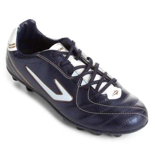 Chuteira Topper Campo Titanium IX Marinho 42