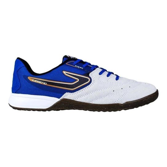 CHUTEIRA TOPPER FUTSAL LEGEND II BRANCO E AZUL 38