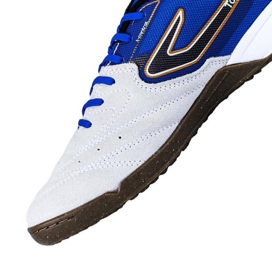CHUTEIRA TOPPER FUTSAL LEGEND II BRANCO E AZUL 38