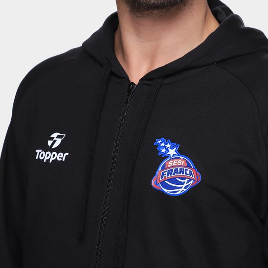 Jaqueta Moletom Topper Franca Treino CT Masculina