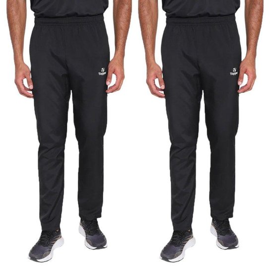 Kit 2 Calças Topper Classic New Masculina - Preto GG