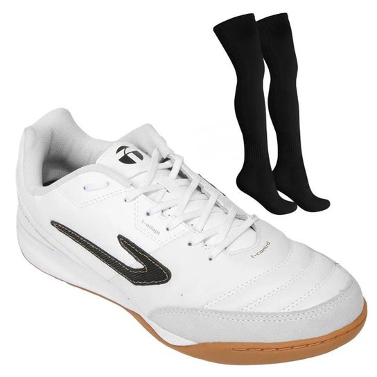 Kit Chuteira Futsal Topper Maestro Pro IV + Meião